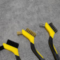 ALLWAY AMB 3-Piece Soft-Grip Mini Stripper Brush Set - style: Mini Stripper Brush Set