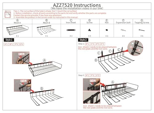 AZERPIAN Power Tool Organizer Heavy Duty Wall Mount Drill Tools Holder - size: 4 Slots 1Layers
